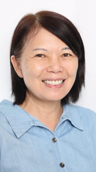裝上假牙示意圖